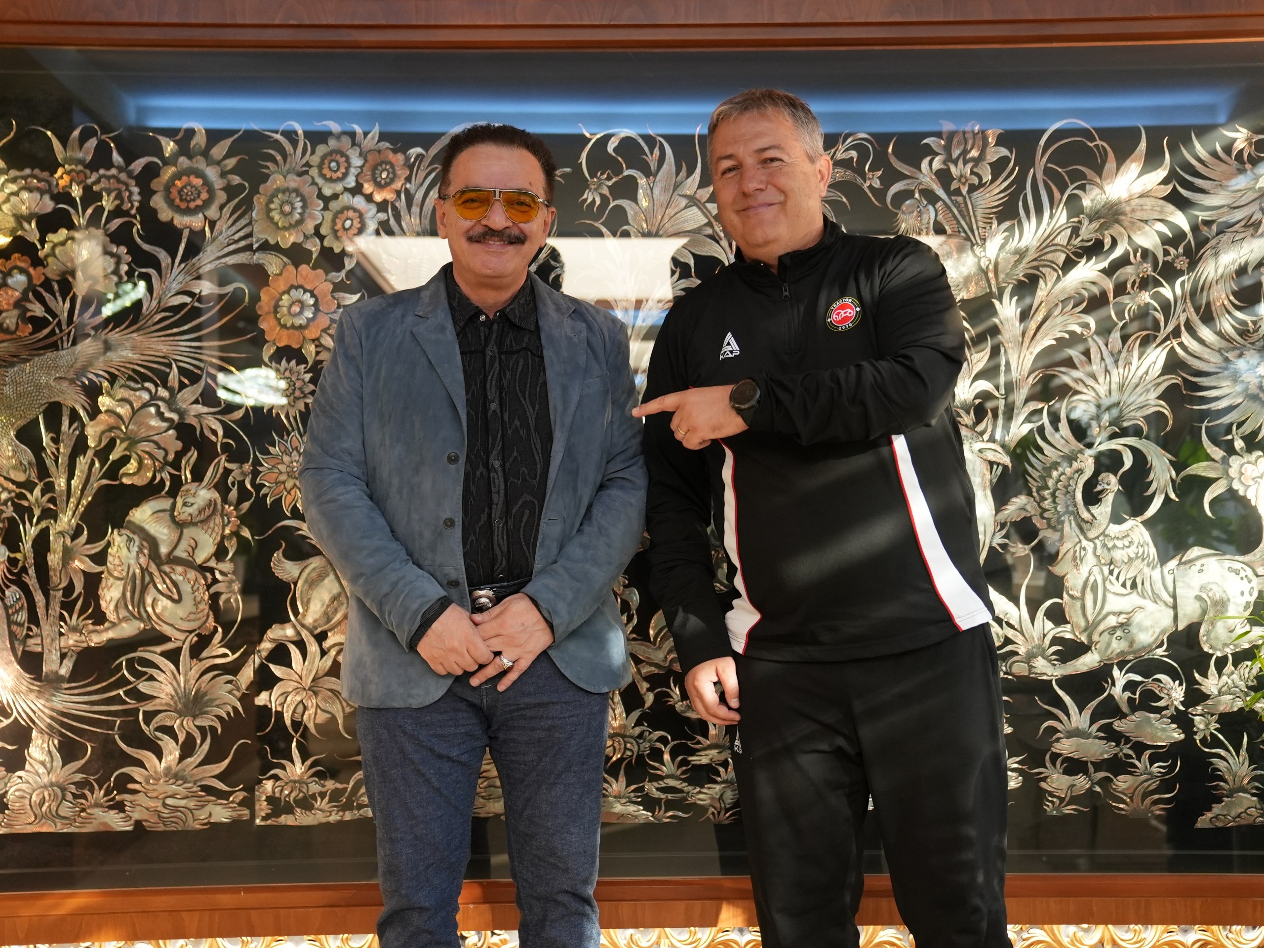 دیدار صمیمانه زنوزی با اسکوچیچ برای بررسی برنامه‌ های آینده تراکتور